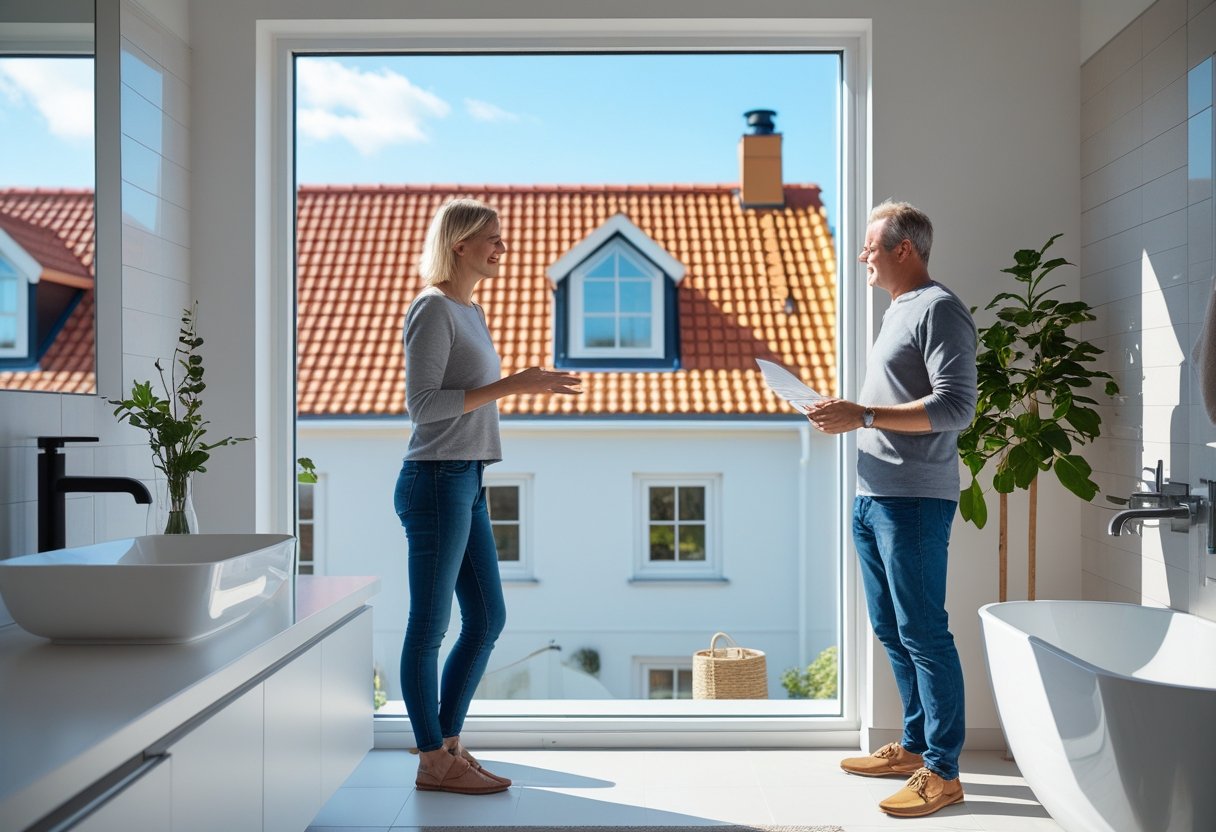 Sådan får du et nyt badeværelse og nyt tag på Bornholm